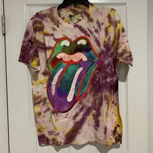 Tie Dye Rolling Stones t-shirt